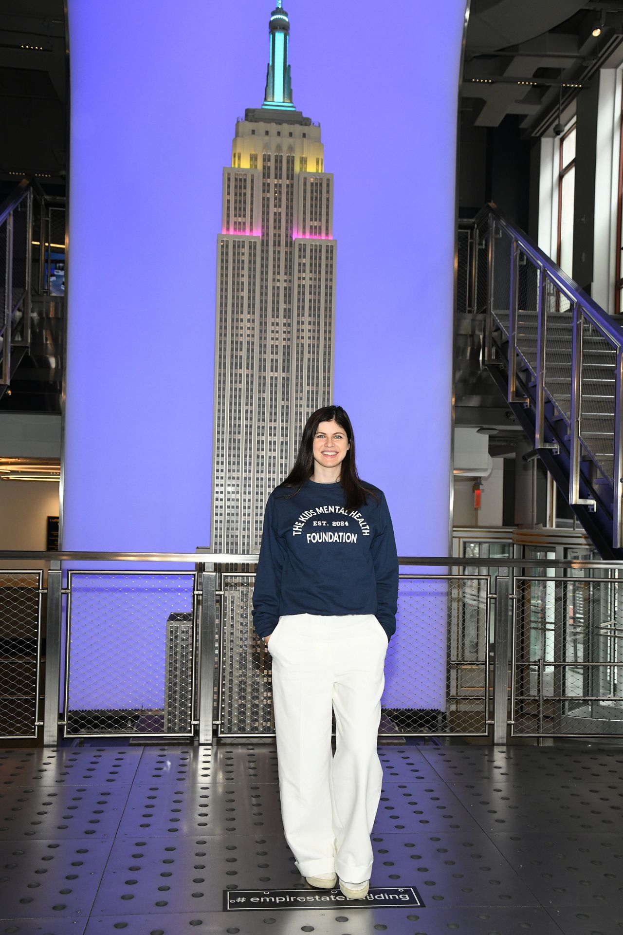 ALEXANDRA DADDARIO LIGHTS THE EMPIRE STATE BUILDING IN HONOR OF CHILDREN MENTAL HEALTH AWARENESS DAY13